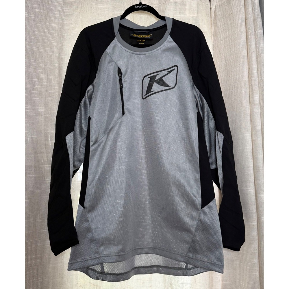 Excellent Klim Tactical Pro Jersey Padded Mesh Gray Black Motocross Men's XL
